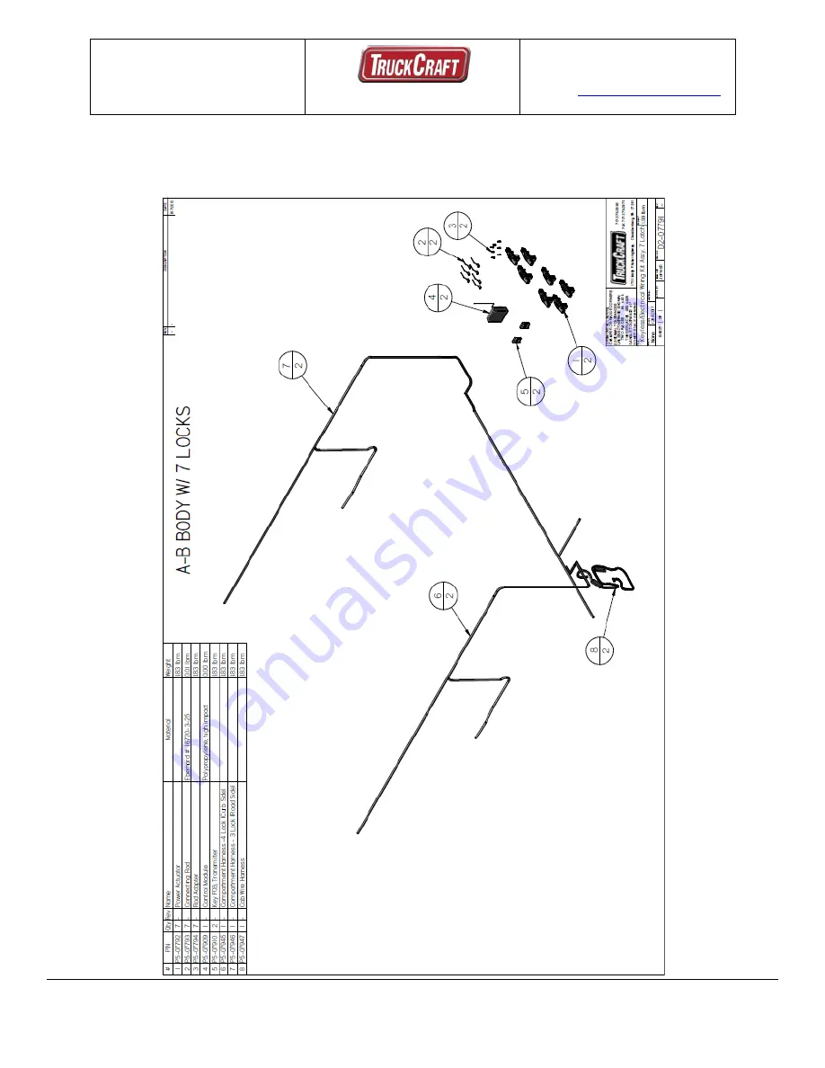 TruckCraft TC-265 Owner'S Manual Download Page 23