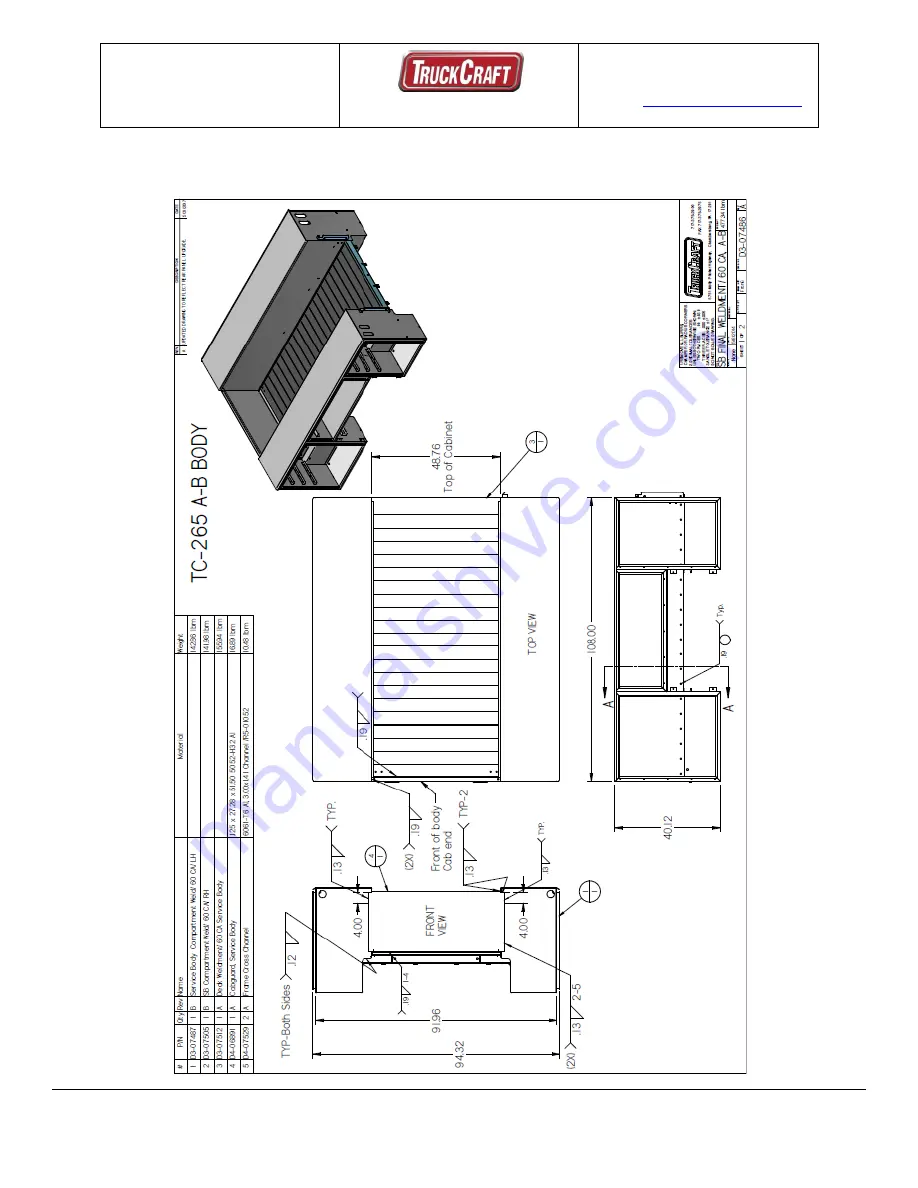 TruckCraft TC-265 Owner'S Manual Download Page 30