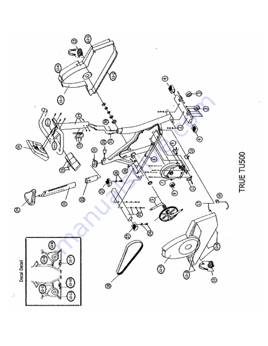 True Fitness 500R Service Manual Download Page 26