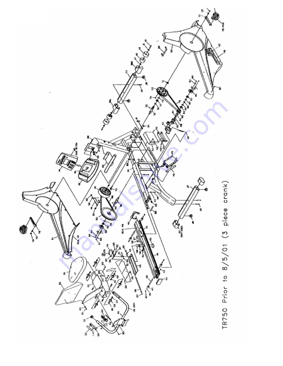 True Fitness 500R Service Manual Download Page 50