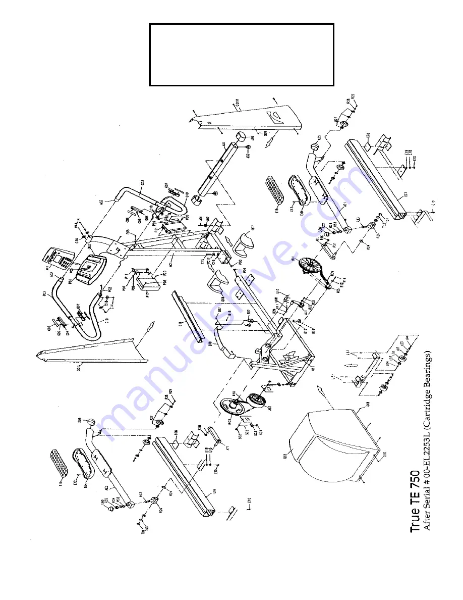 True Fitness 600EA Service Manual Download Page 33