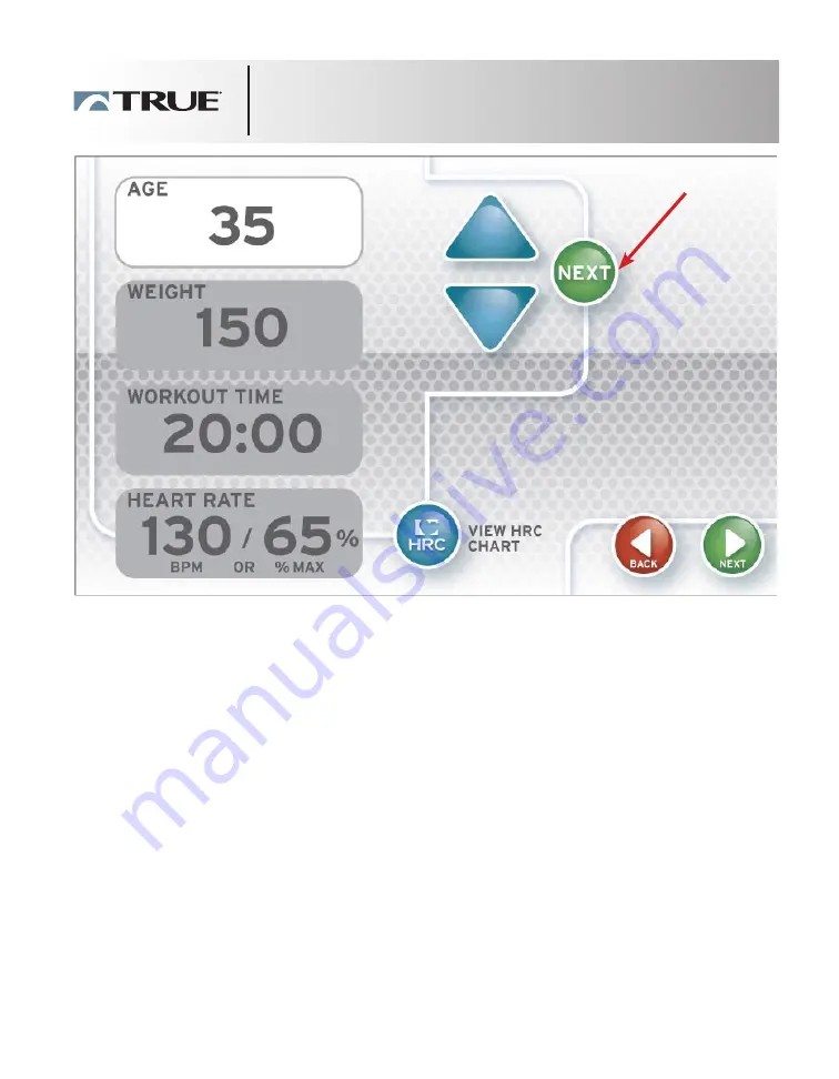 True Fitness ESX Touchscreen Elliptical Owner'S Manual Download Page 30