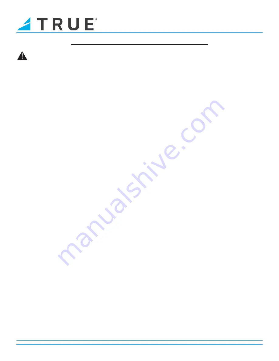 True ST1000 Manual Download Page 7