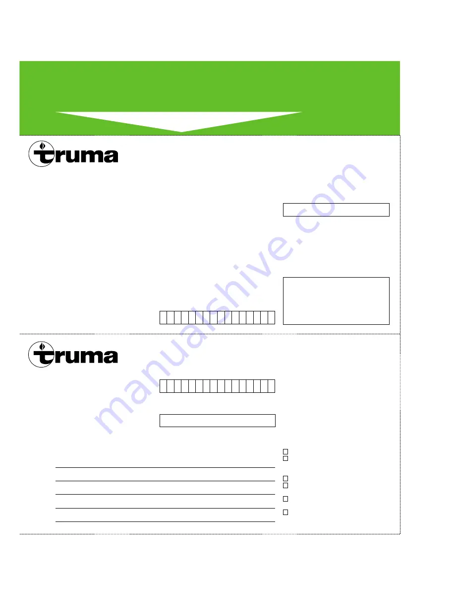 Truma B 10 Operating Instructions Manual Download Page 28