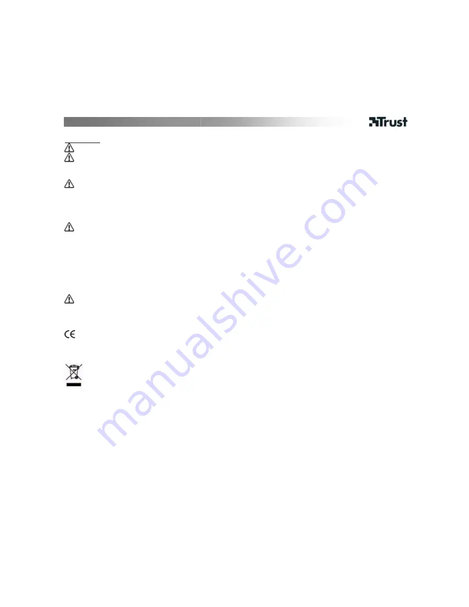 Trust GM-3400 User Manual Download Page 28