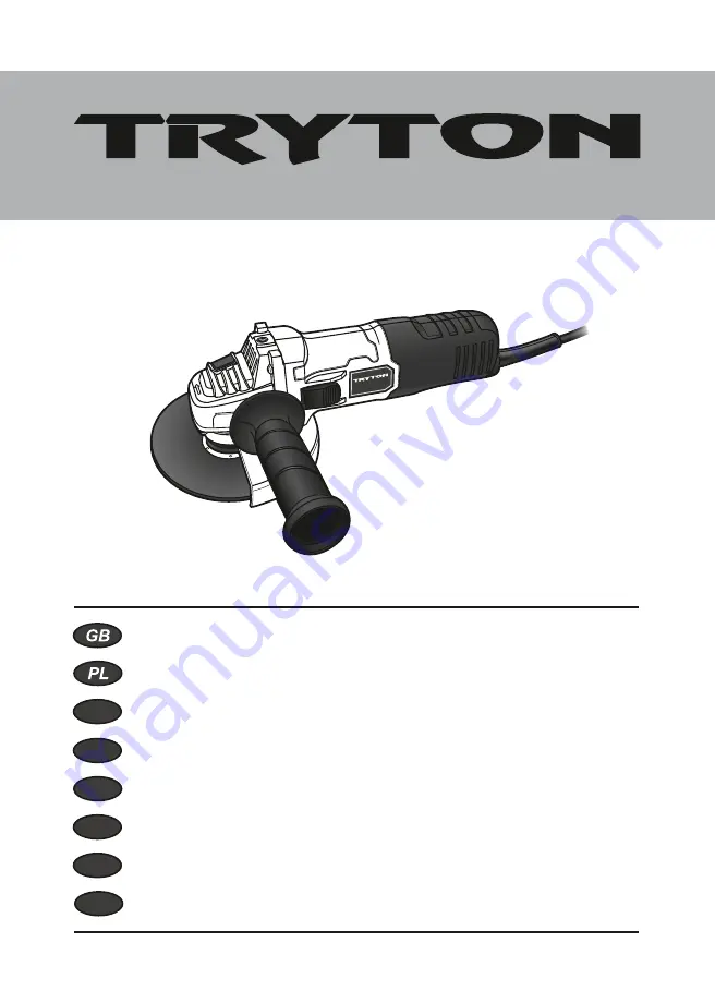 Tryton TDS125B Operating Instruction Download Page 1