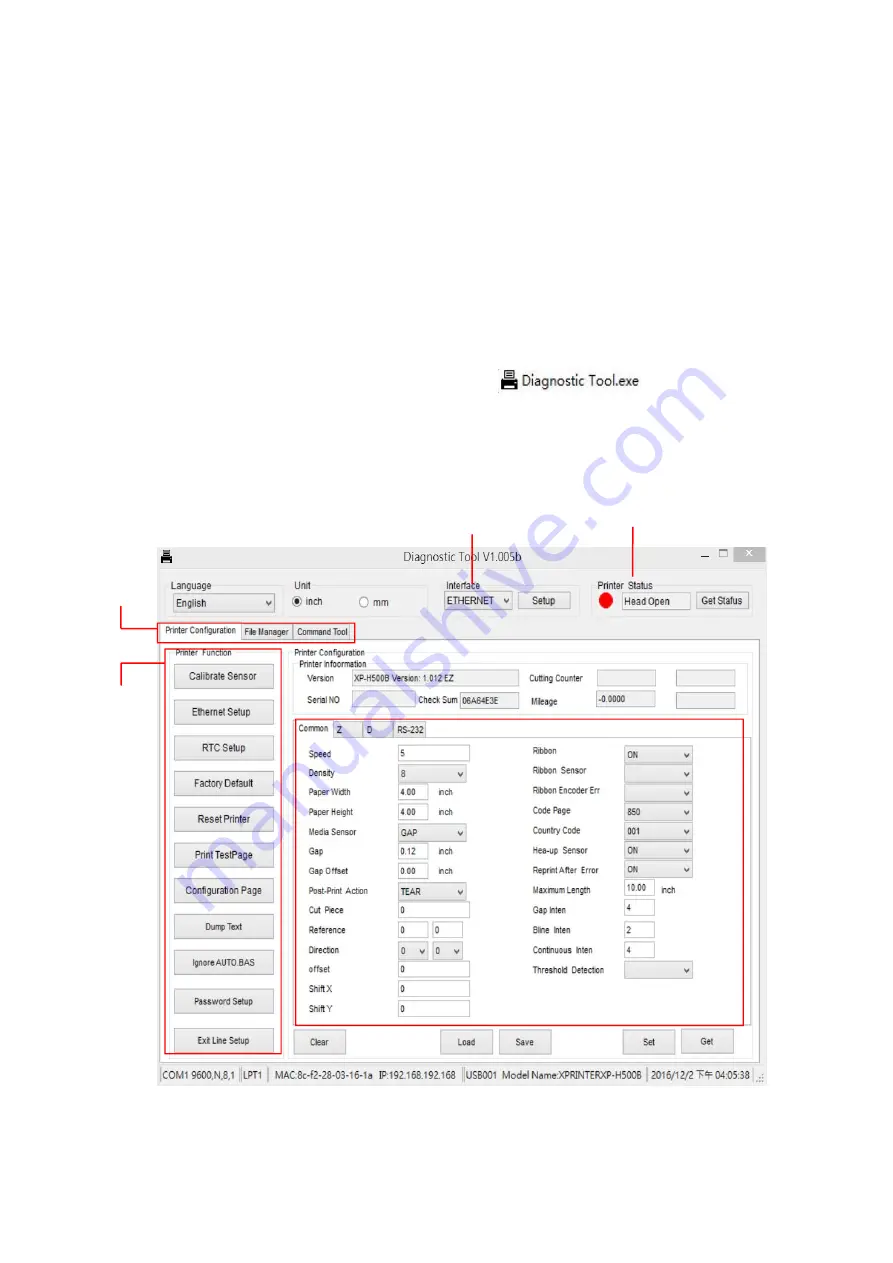 TSC XP-450B User Manual Download Page 18