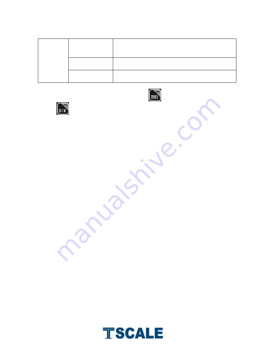 TScale BW Series Technical Manual Download Page 16