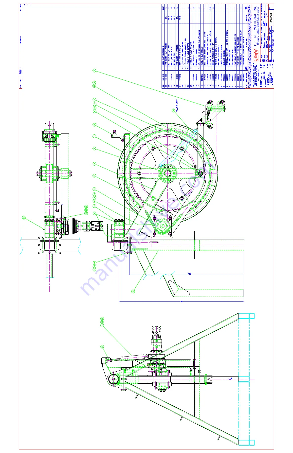 TSE PTV100/72 Owner'S Manual Download Page 30