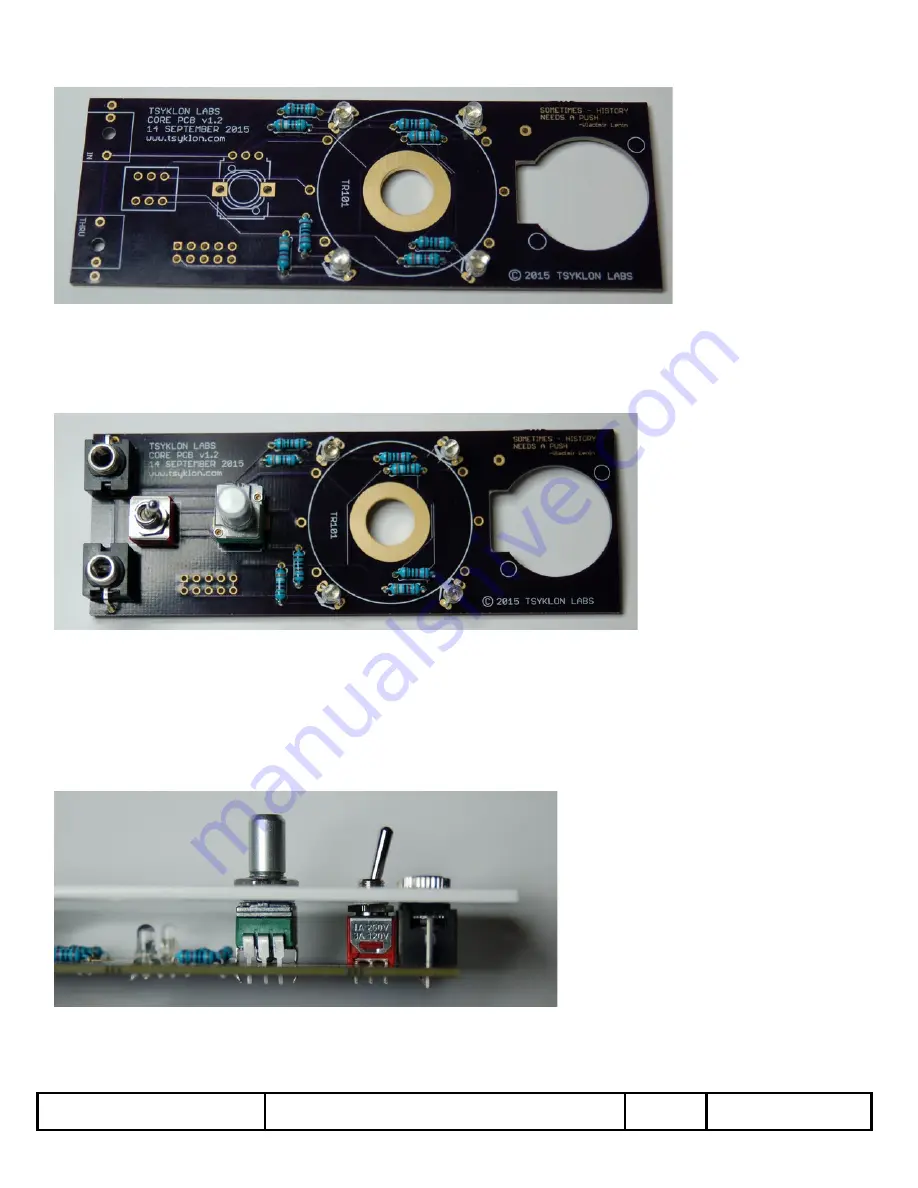 Tsyklon Labs KOSMODROM CORE v 1.2 PCB SET Build Instructions Download Page 5