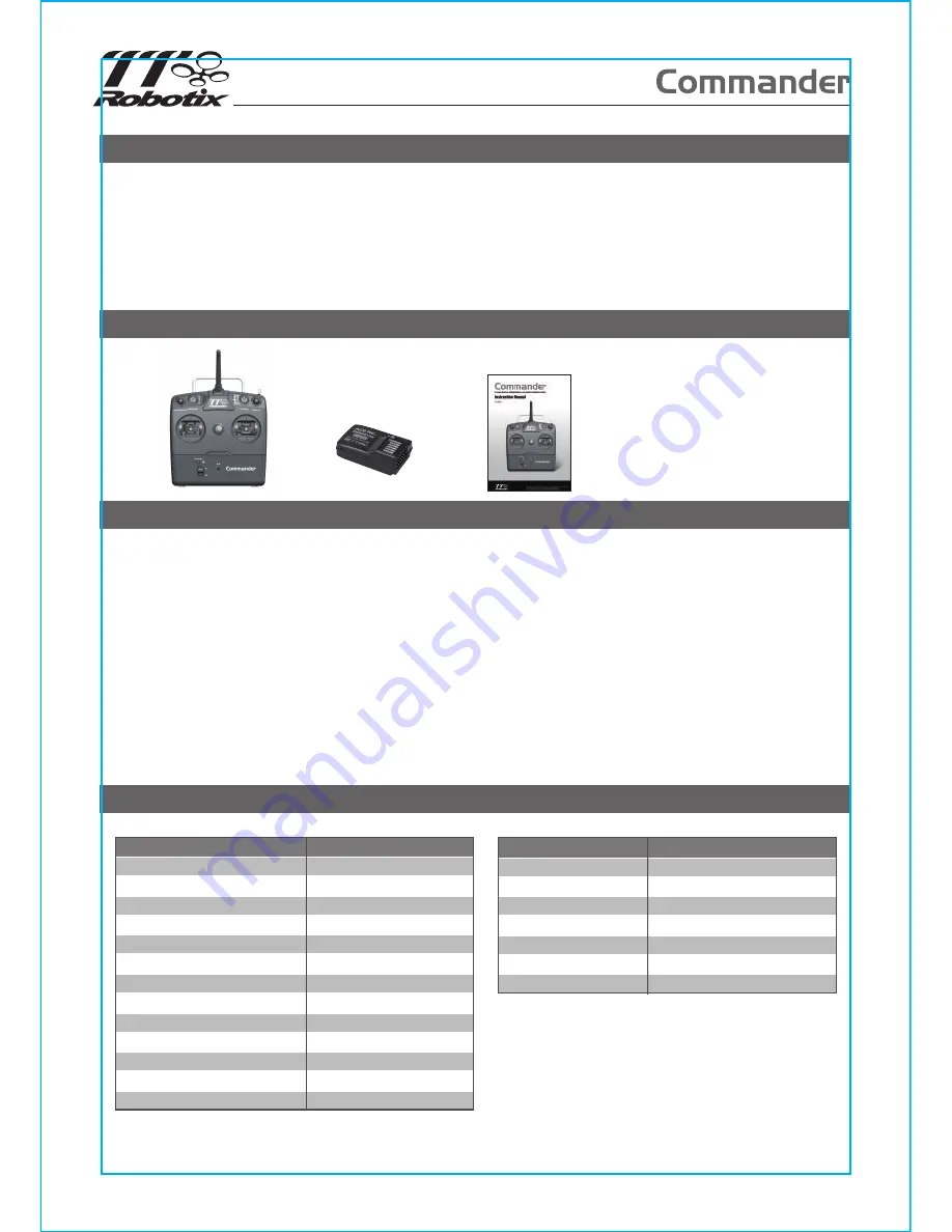 TT Robotix Commander Instruction Manual Download Page 2