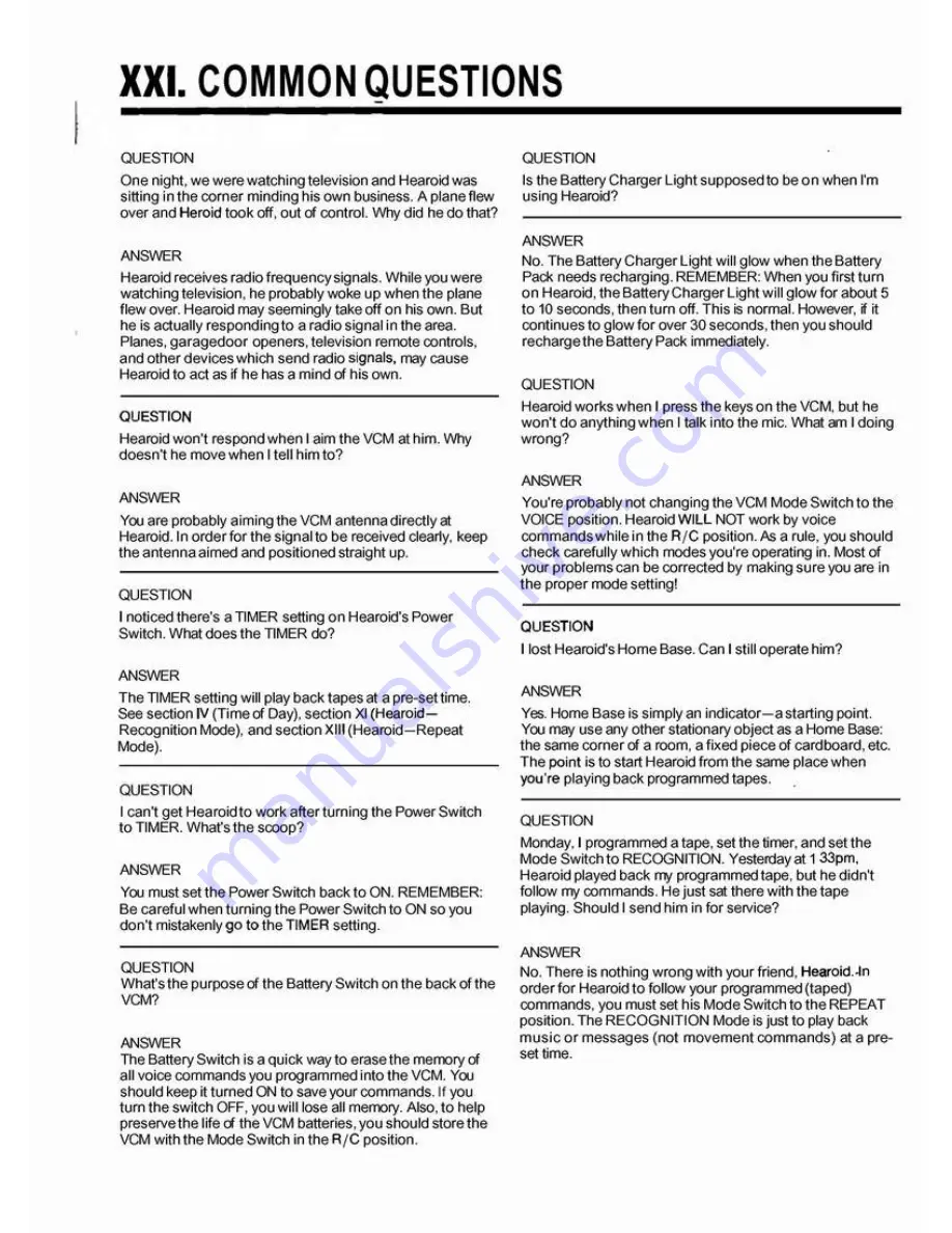 TTC Hearoid Instruction Manual Download Page 40