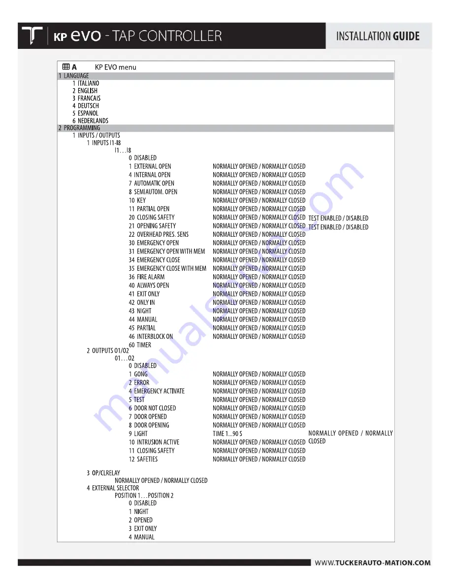 Tucker KP evo Installation Manual Download Page 9