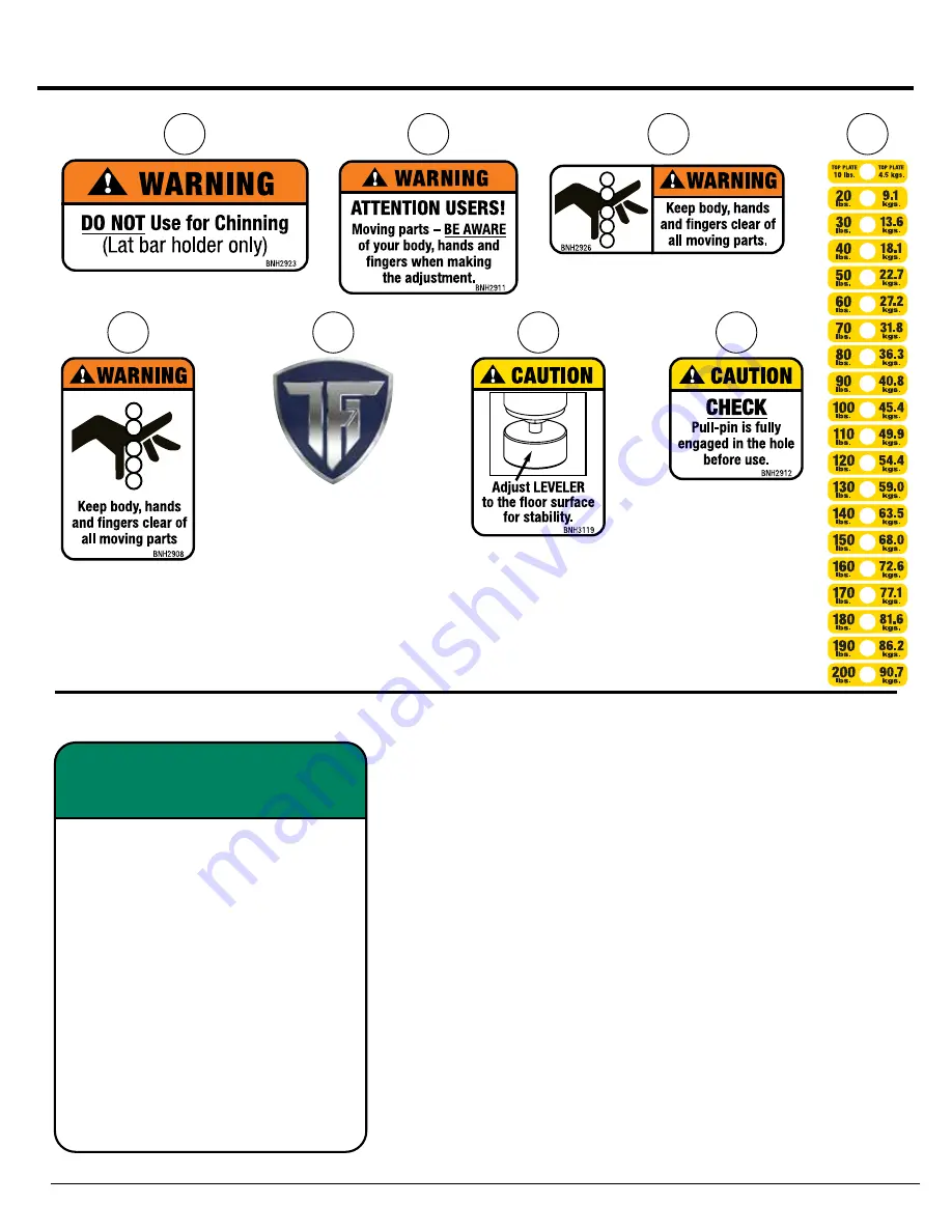 TuffStuff AXT-225 Owner'S Manual Download Page 9