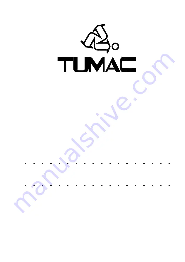 TUMAC EL7 Series Maintenance Manual Download Page 1