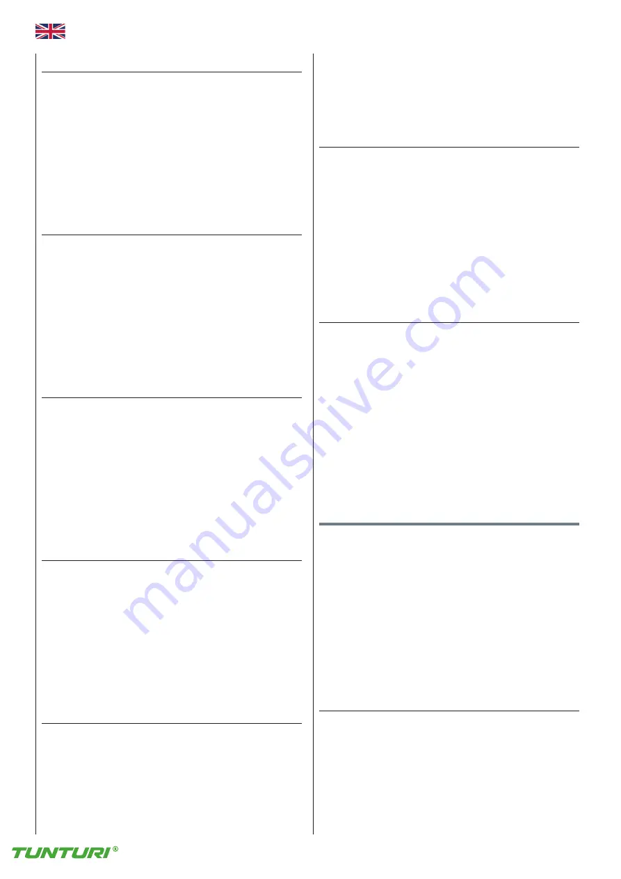 Tunturi 17TFCF5000 Скачать руководство пользователя страница 30