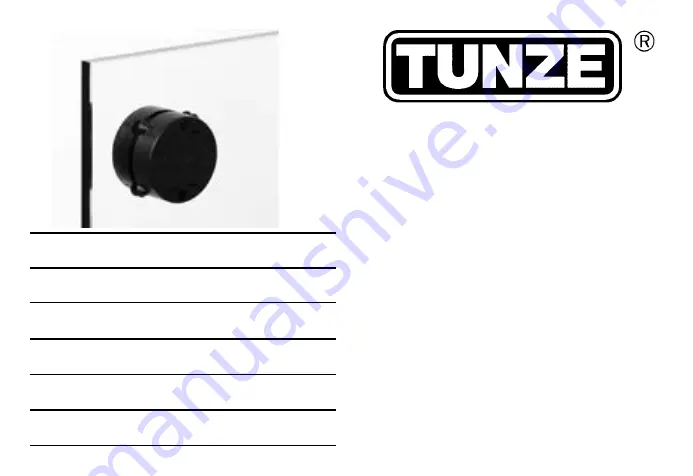 Tunze 6025.500 Instructions For Use Manual Download Page 1