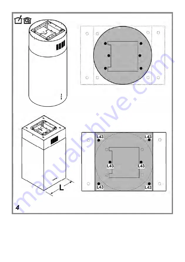 Turboair TURBO CERTOSA AN/A/60/PB Instruction On Mounting And Use Manual Download Page 3