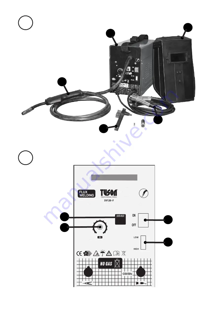 Tuson SV120-F Instruction Manual Download Page 2