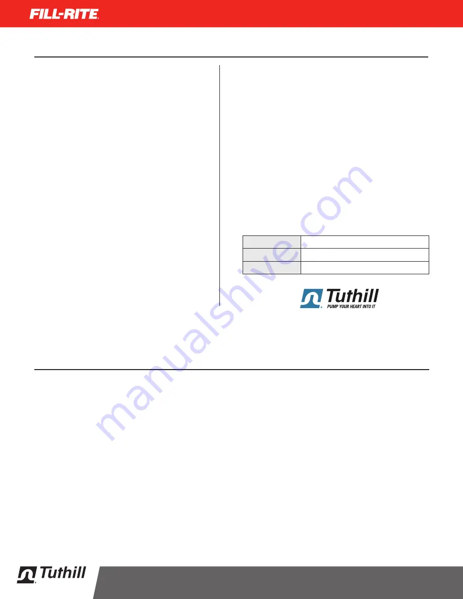 Tuthill FR700V Series Manual Download Page 38