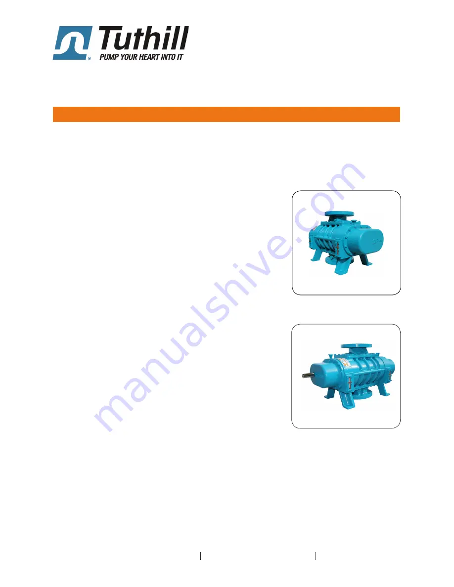 Tuthill M-D Pneumatics PD Plus Operating Manual Download Page 1