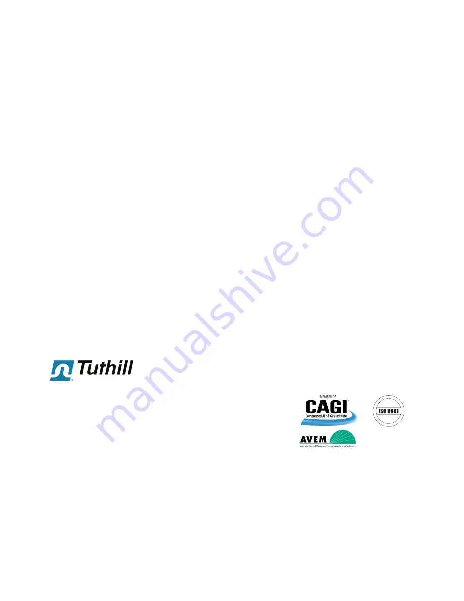 Tuthill SDV Series Operator'S Manual Download Page 58