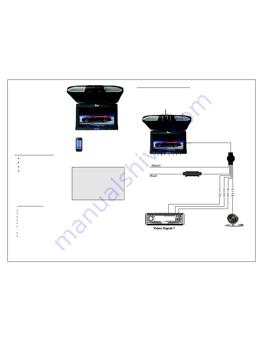 Tview T919IR Owner'S Manual Download Page 2