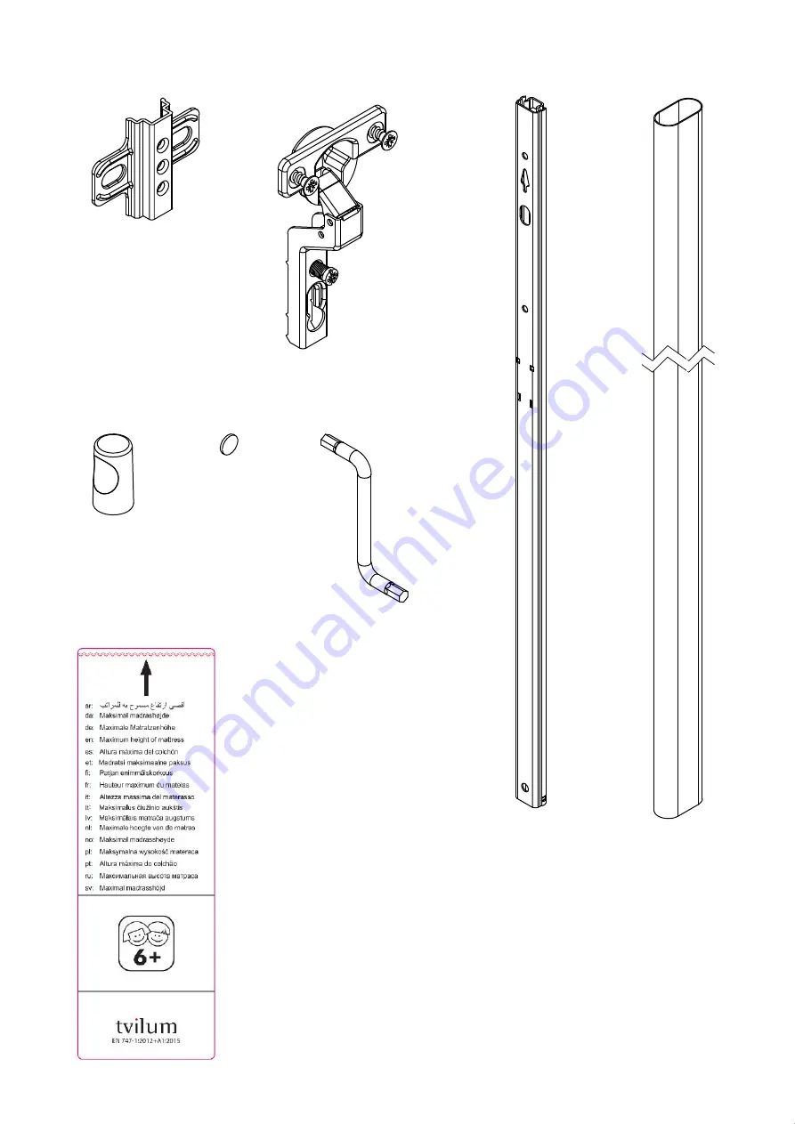 TVILUM 82090 Owner'S/Assembly Manual Download Page 6