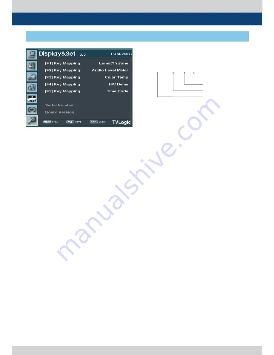 TVLogic LUM-240G Operation Manual Download Page 23