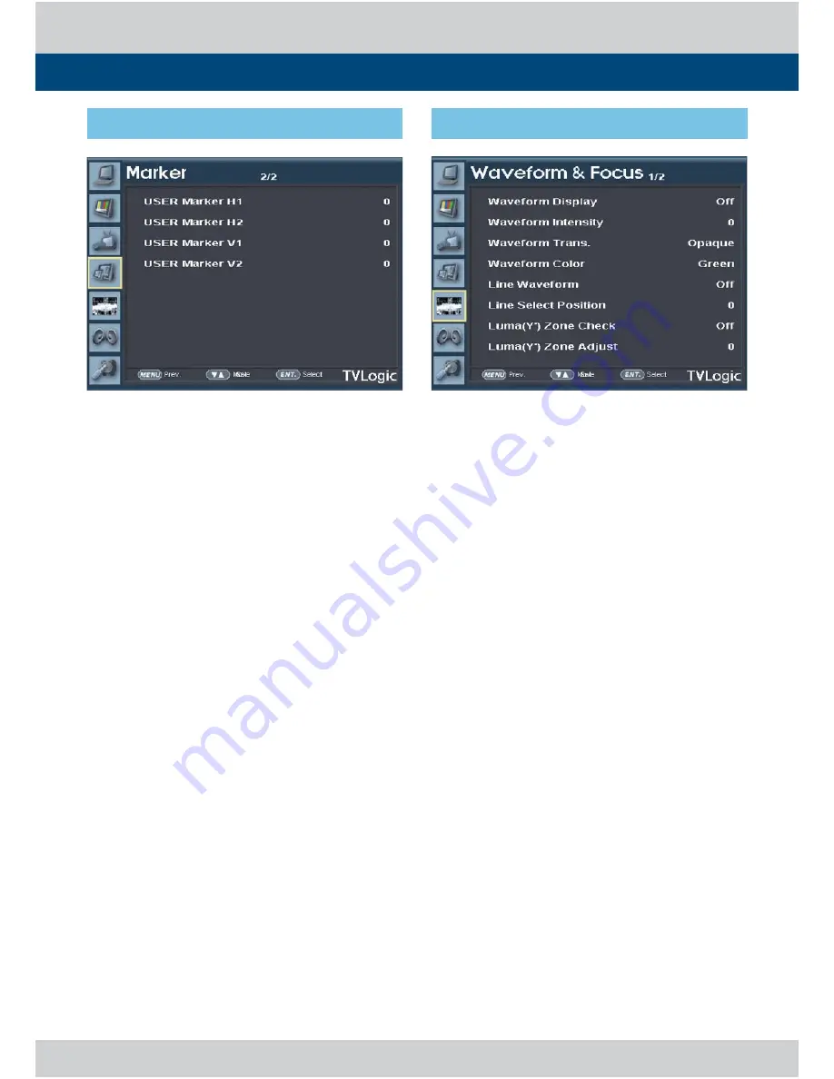 TVLogic LUM-310R Operation Manual Download Page 20