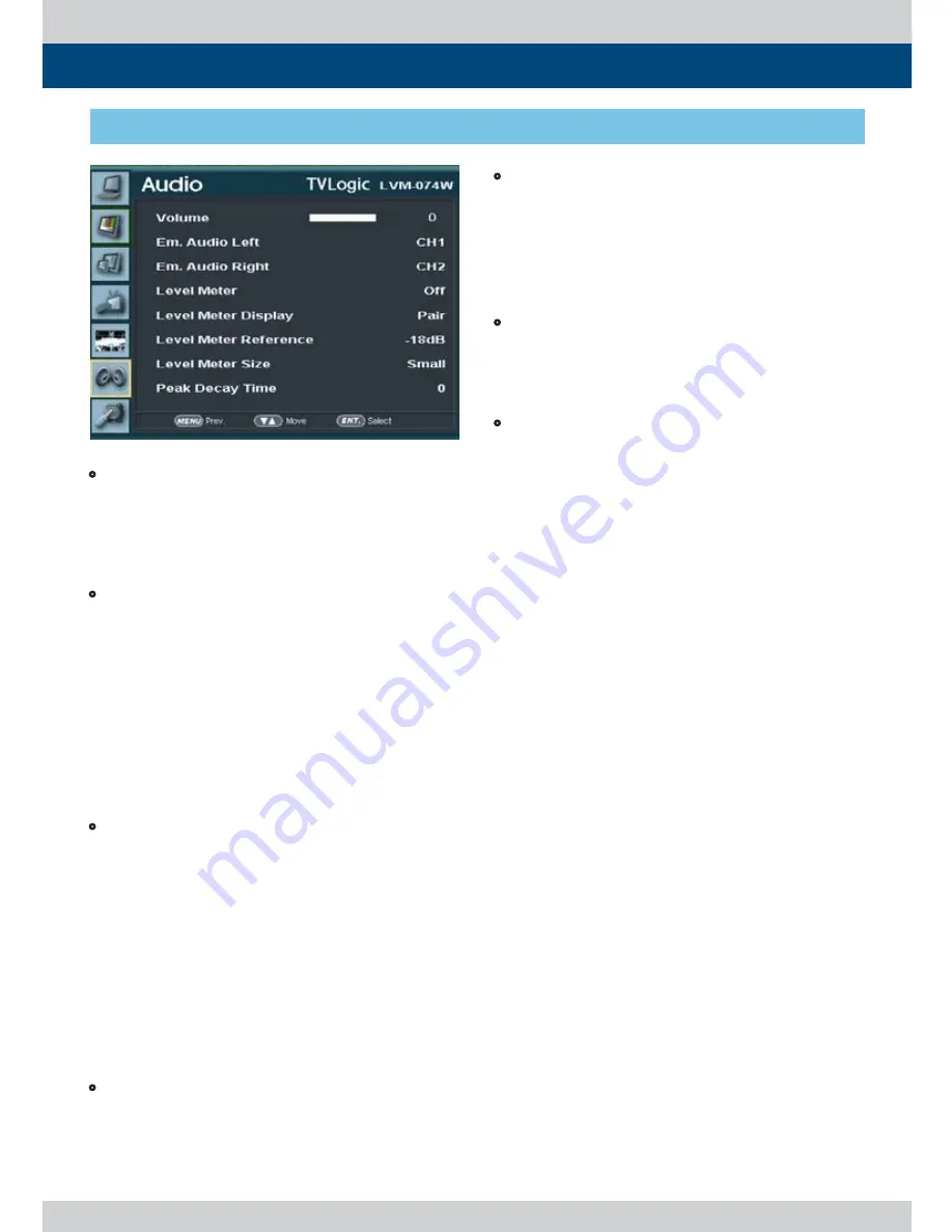 TVLogic LVM-074W Скачать руководство пользователя страница 18