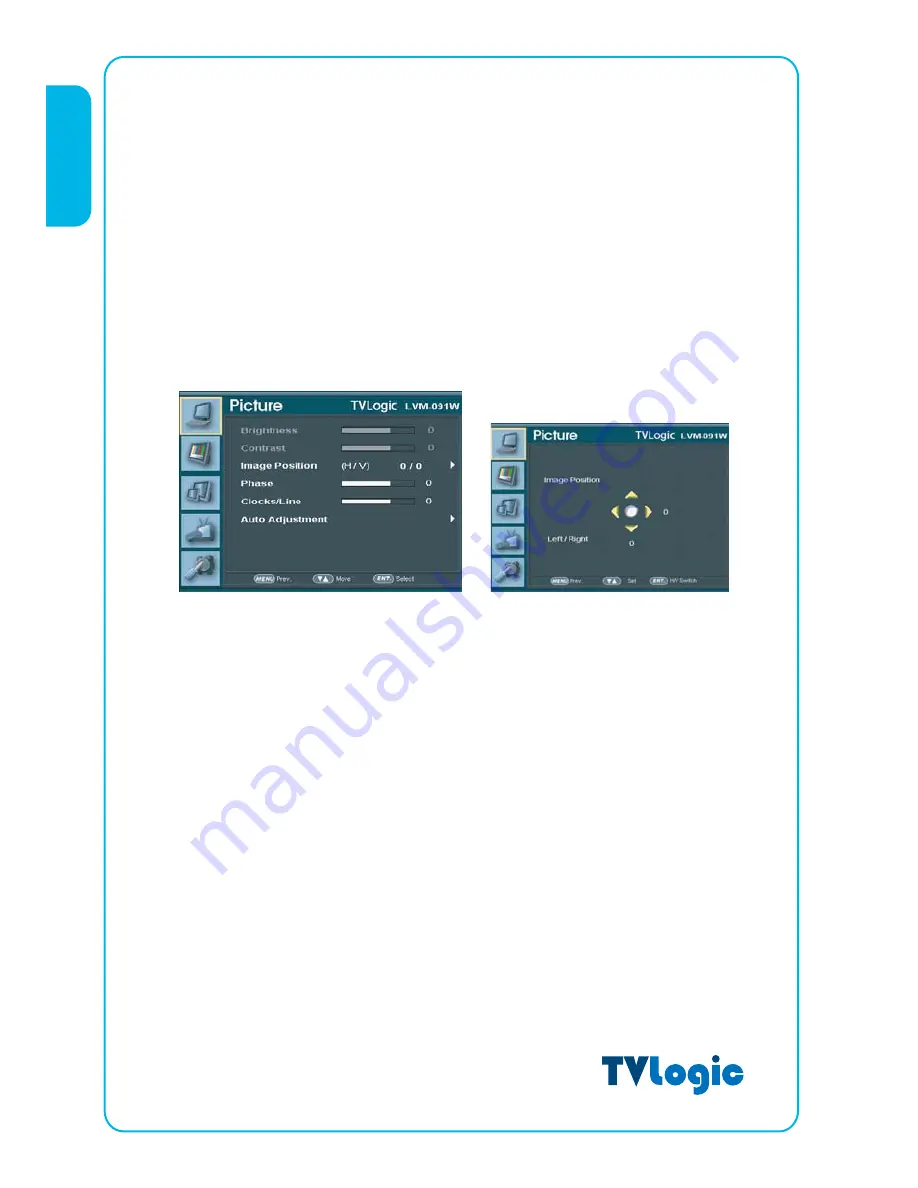 TVLogic LVM-091W Скачать руководство пользователя страница 15