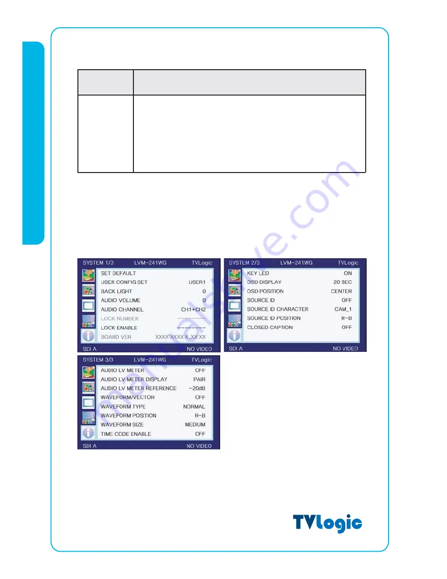 TVLogic LVM-171W Скачать руководство пользователя страница 19