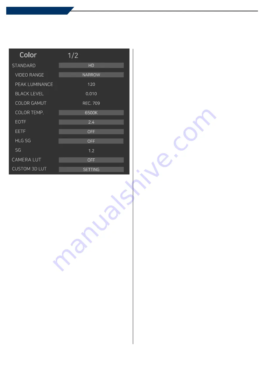 TVLogic LVM-181S Operation Manual Download Page 18