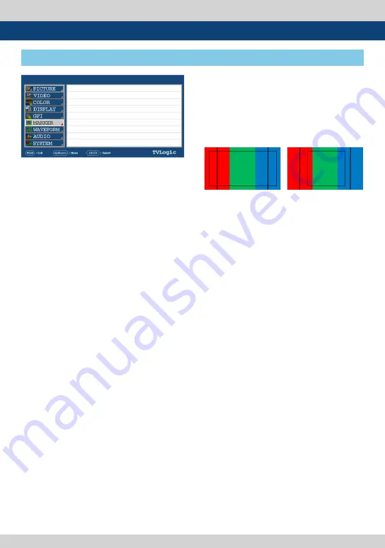 TVLogic LVM-243W-3G Operation Manual Download Page 25