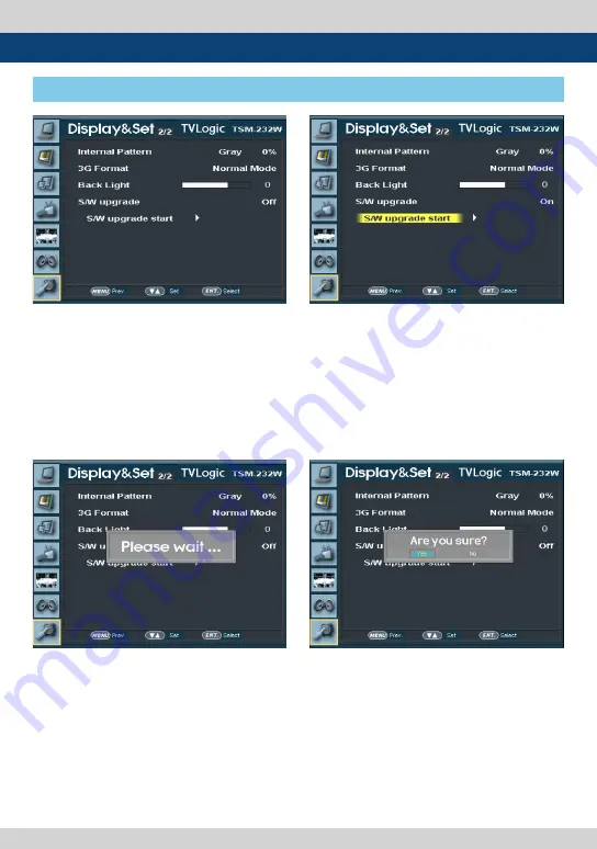 TVLogic TSM-182W Operation Manual Download Page 17