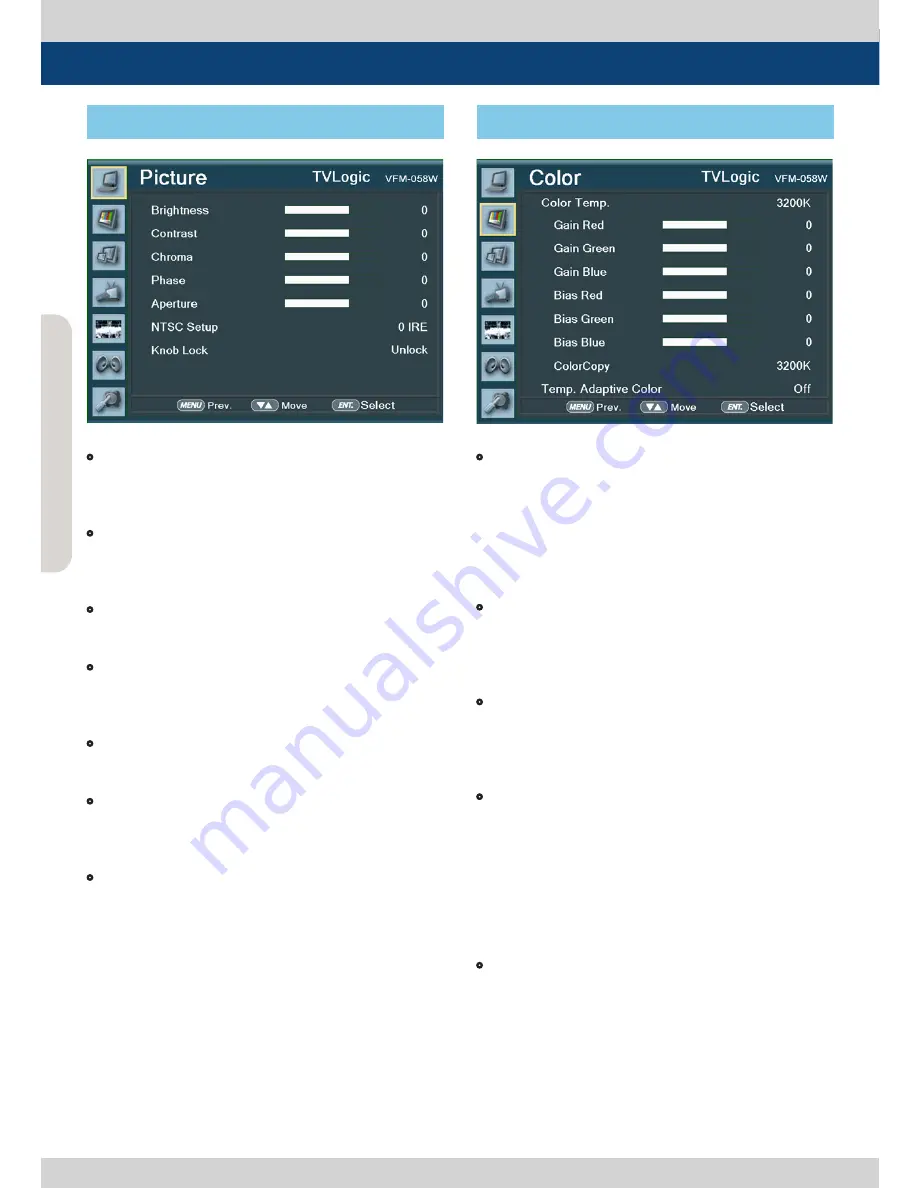 TVLogic VFM-058W Скачать руководство пользователя страница 10