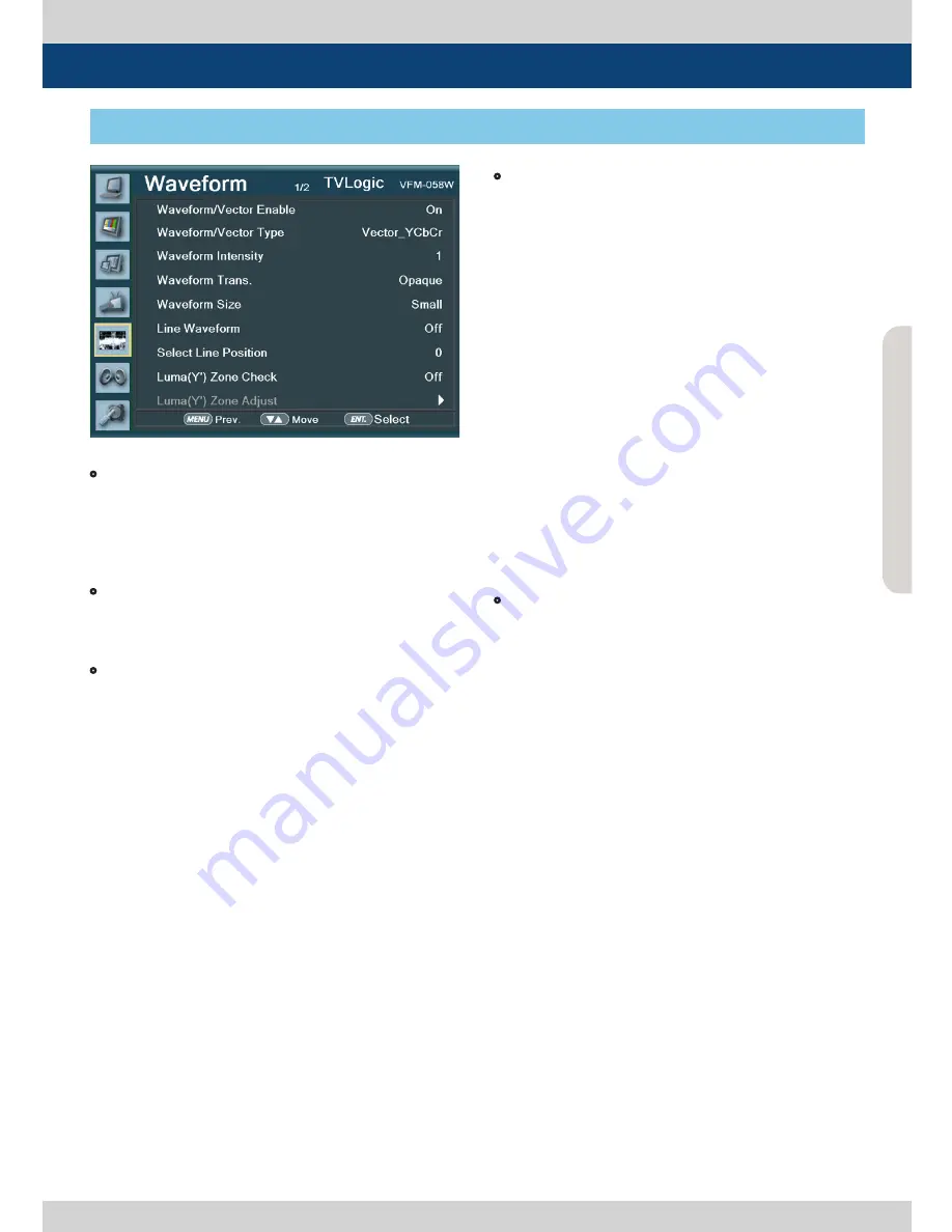 TVLogic VFM-058W Скачать руководство пользователя страница 15