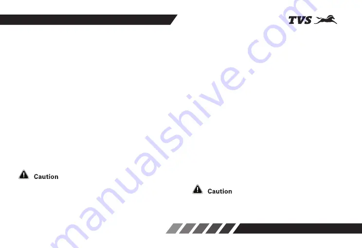 TVS Apache RTR 160 BS-VI Owner'S Manual Download Page 51