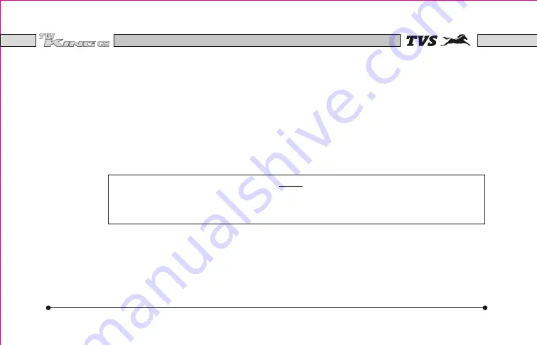 TVS King GS+ Скачать руководство пользователя страница 4