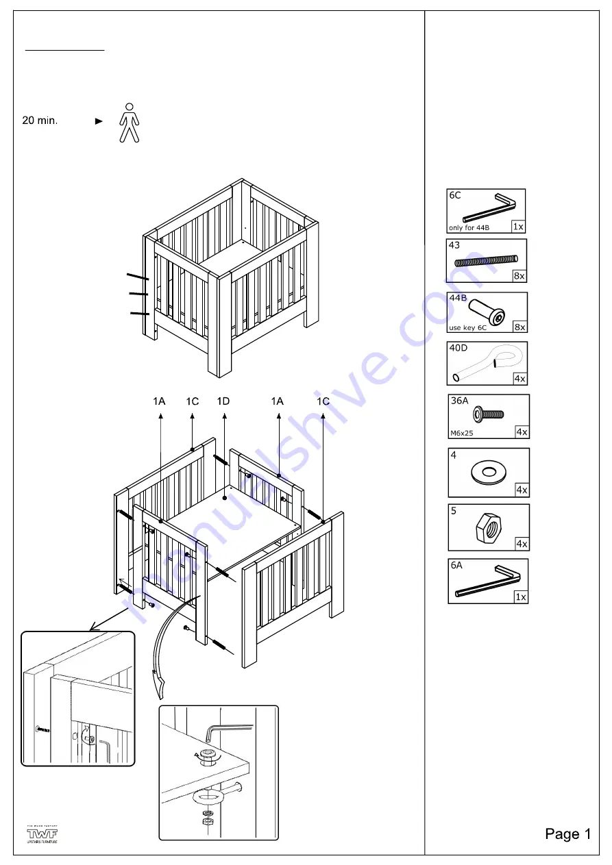 TWF Luuk Mounting Instructions Download Page 1