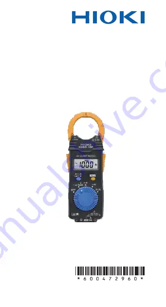 Twilight Hioki HK-3280-10F Скачать руководство пользователя страница 2