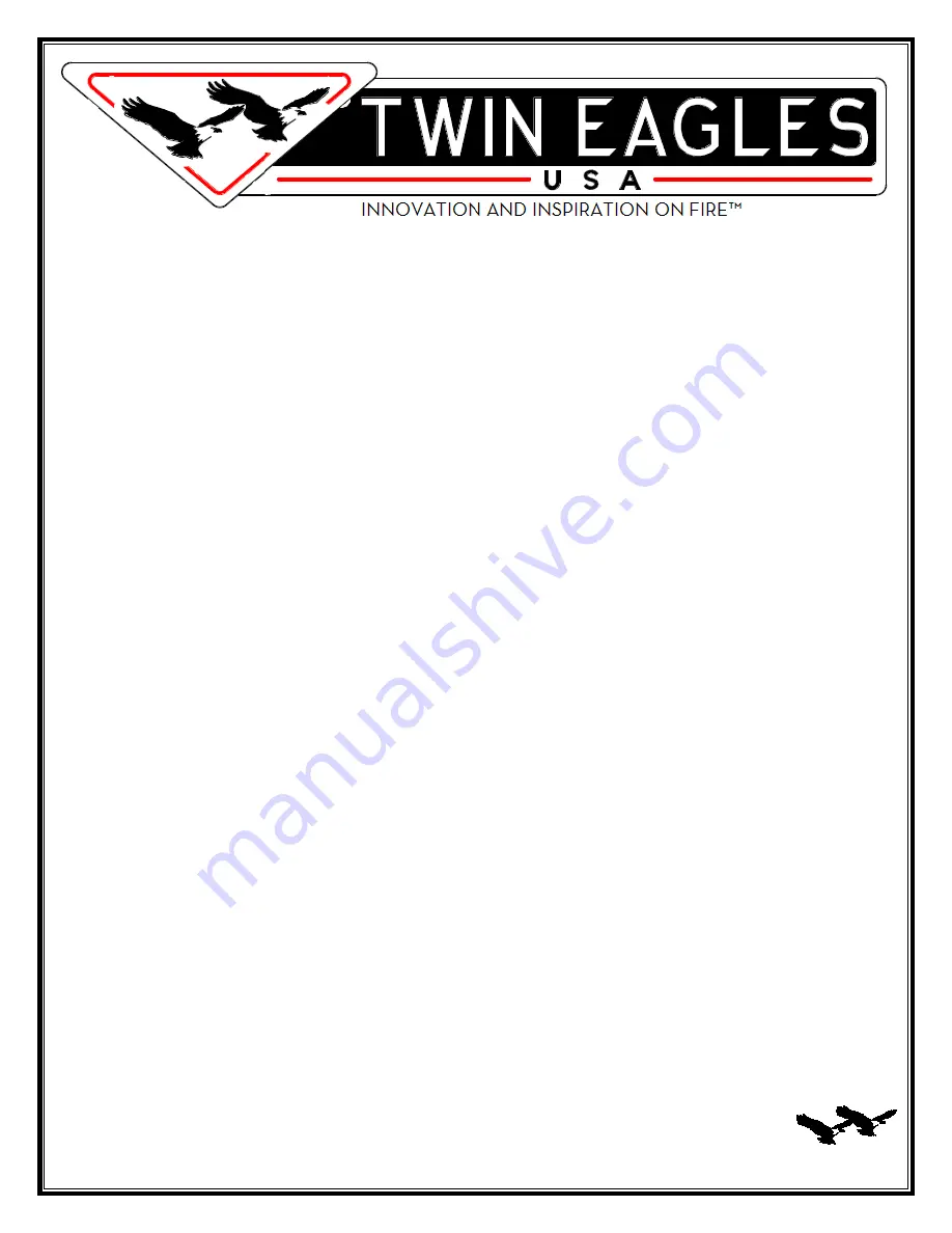 Twin Eagles TESB131-C Installation, Use & Care Manual Download Page 19