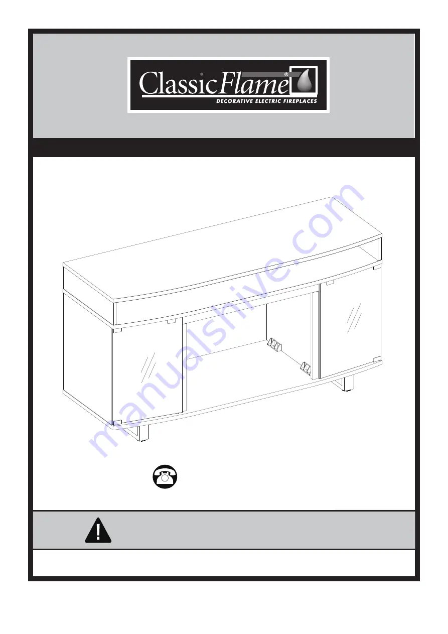 Twin-Star International ClassicFlame 26MM9864 Manual Download Page 1