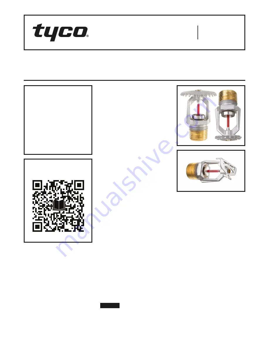 Tyco TY-FRB Series Manual Download Page 1