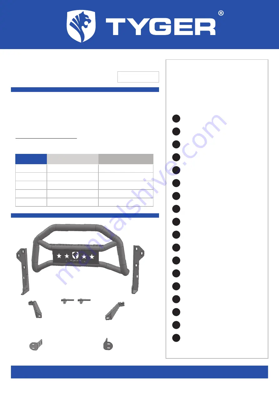 Tyger TG-GD6D60078 Скачать руководство пользователя страница 1