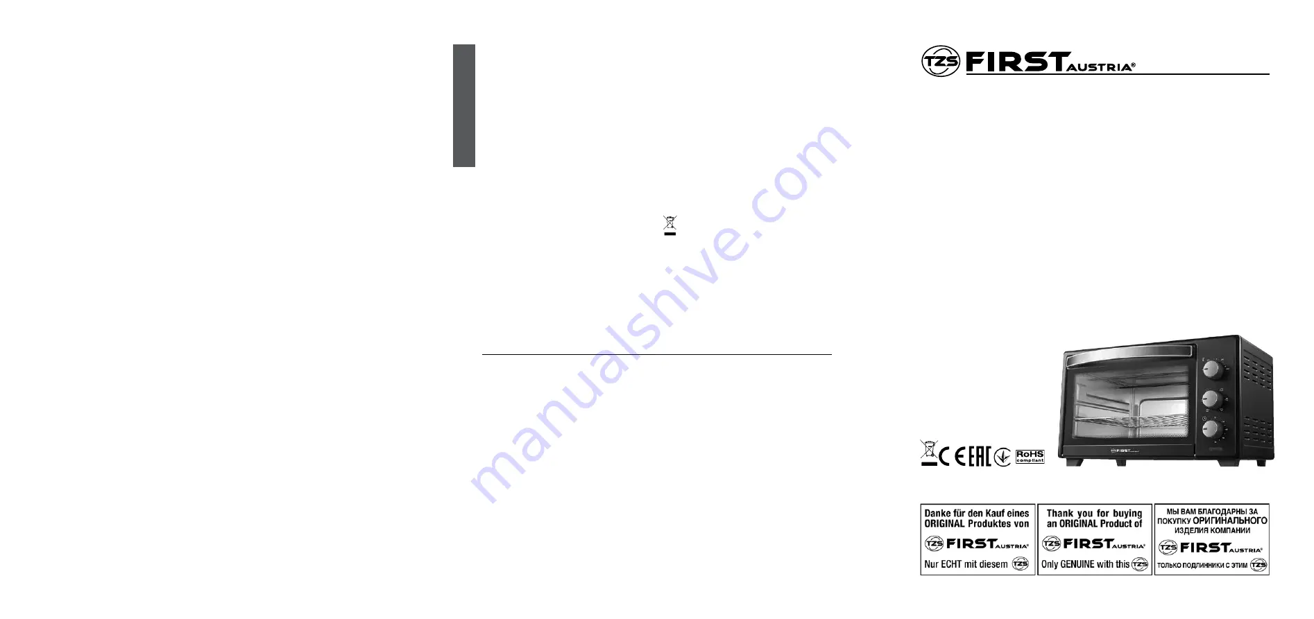 TZS First AUSTRIA FA-5042-2 Instruction Manual Download Page 1