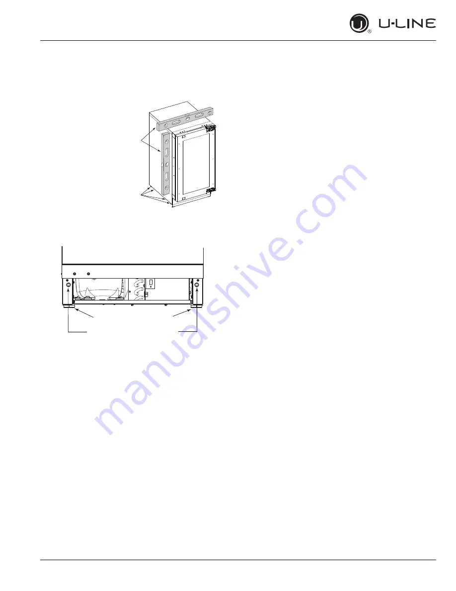 U-Line 3000 SERIES User Manual & Service Manual Download Page 13