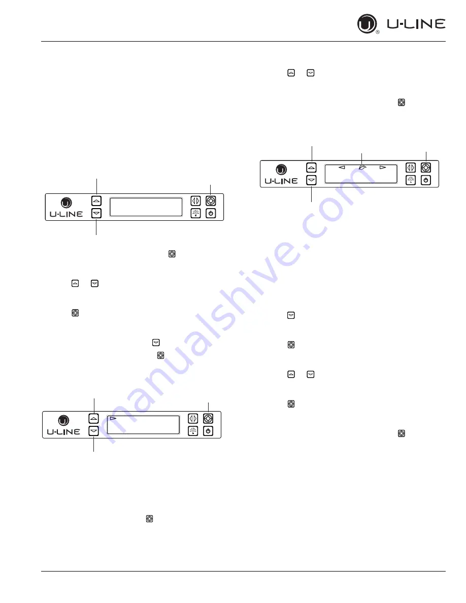 U-Line 3000 SERIES User Manual & Service Manual Download Page 31