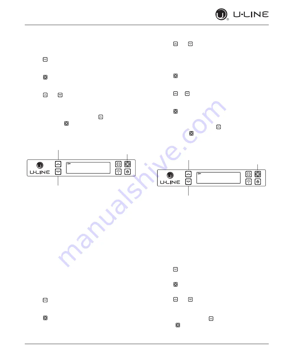 U-Line 3000 SERIES User Manual & Service Manual Download Page 65